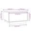 Gouker Solid Coffee Table with Storage-1231950585
