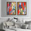 «Max Out I» par Vincent Van Gogh - ensemble de 2 reproductions d'art encadrées-482300241-427176907-427176908