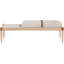 Banc rembourré en tissu texturé beige Nara-1709390211-1709390210