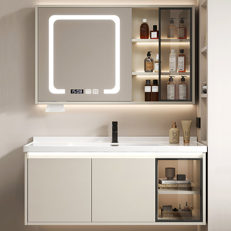 Armoire de salle de bain légère et luxueuse