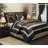 Pastora 7 Piece Short Plush Leaves Print Polyester Comforter Set-22386516-59942669
