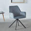 Chaise de bureau sans roulette, chaise de bureau ergonomique, siège rembourré, chaise d'ordinateur pour chambre à coucher, salle de réception, salon avec pieds en métal