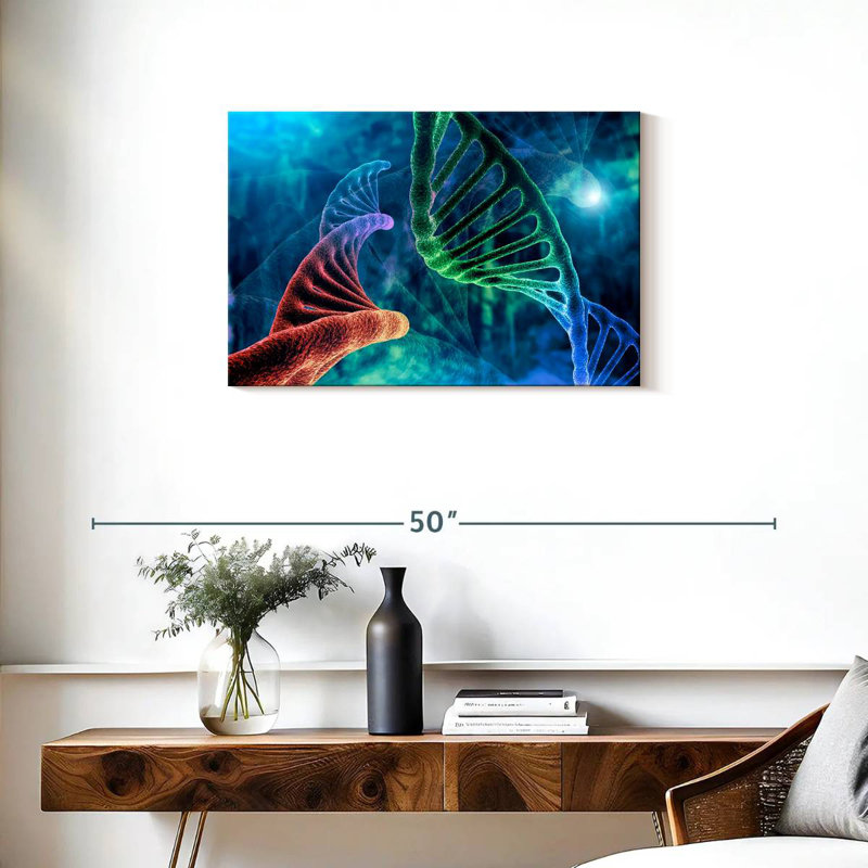 Keiri Two DNA Strands, 20" H x 30" W