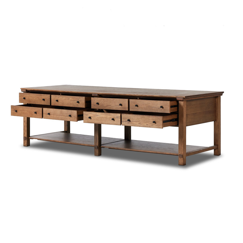 Gardendale Kitchen Island, Tan Oak Veneer