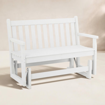 POLYWOOD® Traditional Garden 47" Patio Glider Bench