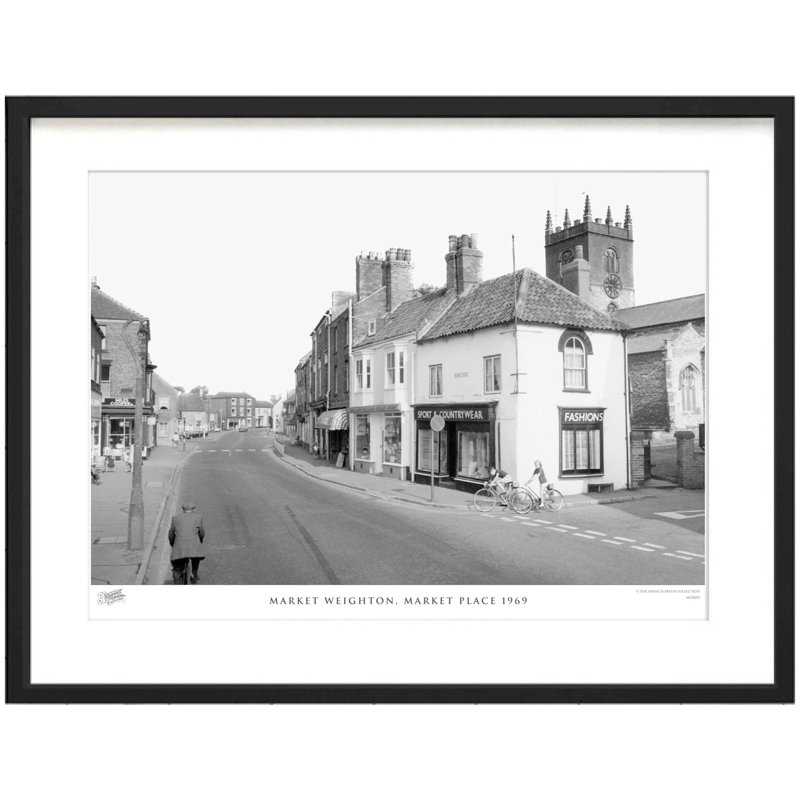 Market Weighton, Market Place 1969 by Francis Frith - Single Picture Frame Print, 45cm H x 60cm W x 2.3cm D