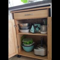 Prado Solid Wood Kitchen Cart