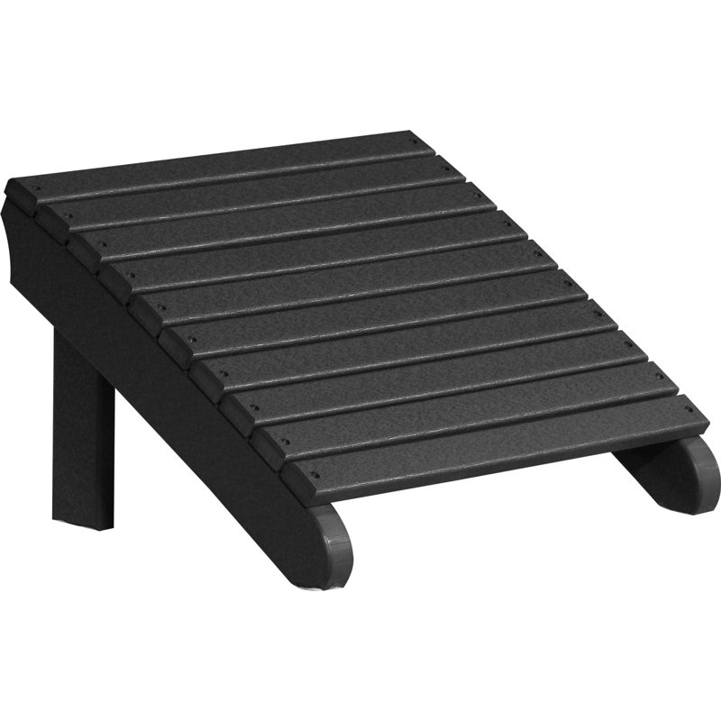 Repose-pieds adirondack en plastique deluxe Bowmans, Noir