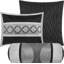Ensemble d'édredon en microfibre 7 pièces Kath-1833122714-1866861287