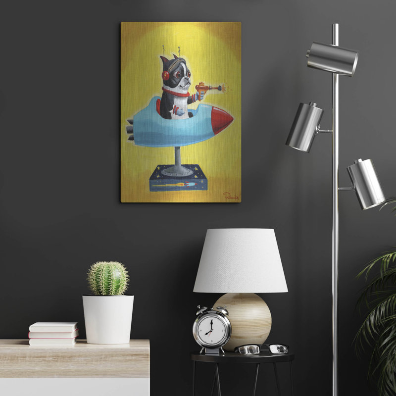 " Rocket Yellow " by Brian Rubenacker, 24" H x 16" W