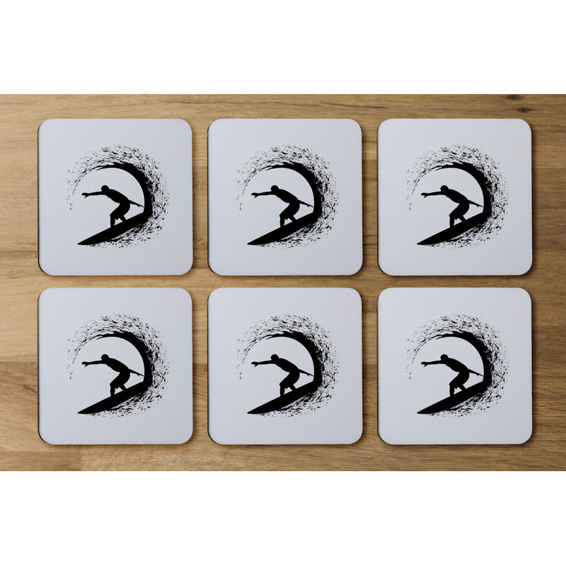 Square 6 Piece Coaster Set