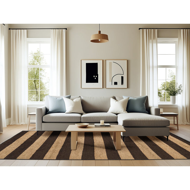 Tapis abstrait moderne 5283, Rectangle 6 pi x 9 pi