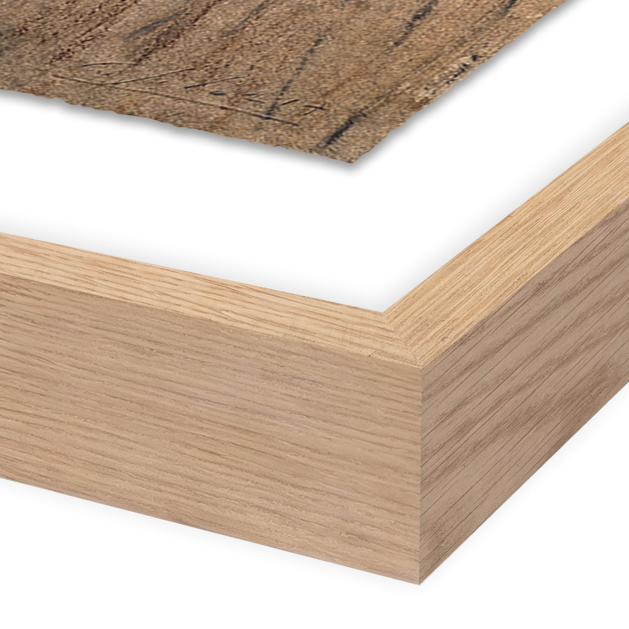 No. 18 by Valeria Sidanez, 48" H x 36" W, White Oak Paper Single Picture Framed