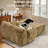 66” Oversized Upholstered Chaise Lounge, Compression Sofa Bed with Lumbar Pillow-118230823
