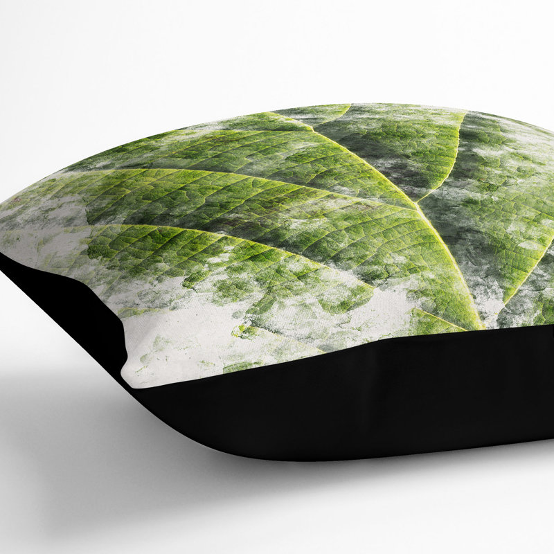 Square Throw Cushion, Black, 40cm H x 40cm W x 15cm D
