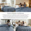 Édredon surdimensionné en duvet synthétique facile d'entretien avec bordure passepoilée et boucles aux coins Vilano Springs®-2145475986-2075930073
