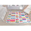 Tapis contemporain gingembre citron Miko-1453666292