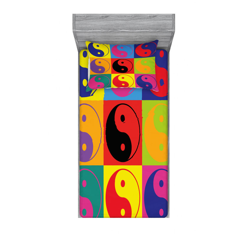 Microfiber Sheet Set, Twin Sheet Set with Fitted Sheet