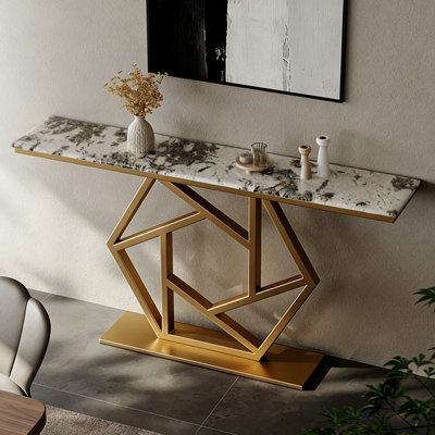 Modern light luxury high-end console table