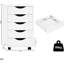Ristana 5 Drawer Filing Cabinet-864247144