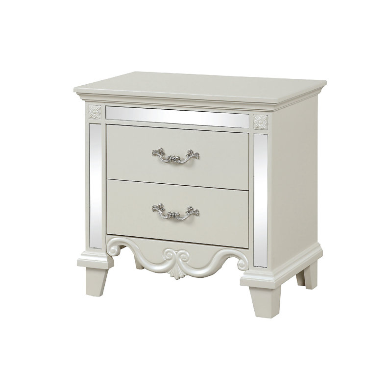 Dienna 28'' W Nightstand, White