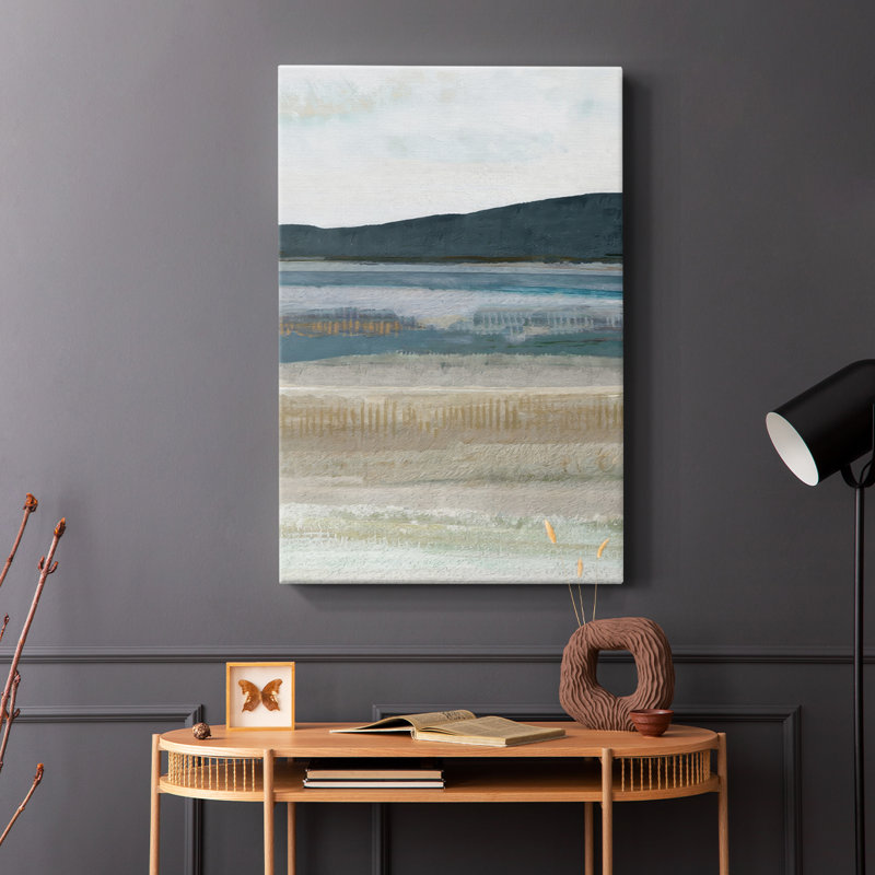 Saltwater Bay III -Galerie enveloppée Cavas, H 60 po x l 40 po