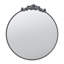 Miroir rond, miroir mural avec cadre-333127479