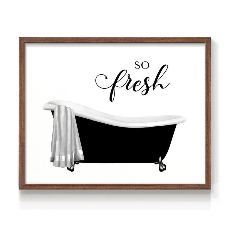 So Fresh -Framed Print - Restickable, Walnut, 22" H x 28" W