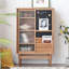 Vitrine de rangement simple en verre