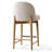 25.5'' Linen Counter Stools with Solid Wood Legs-879122028