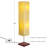 48'' Brown LED Column Floor Lamp
