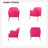 Cleo 26" Wide Contemporary Chair with Recessed Arms-530174128