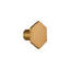 Poignée d'armoire hexagonale solide, paquet de 10-70921001