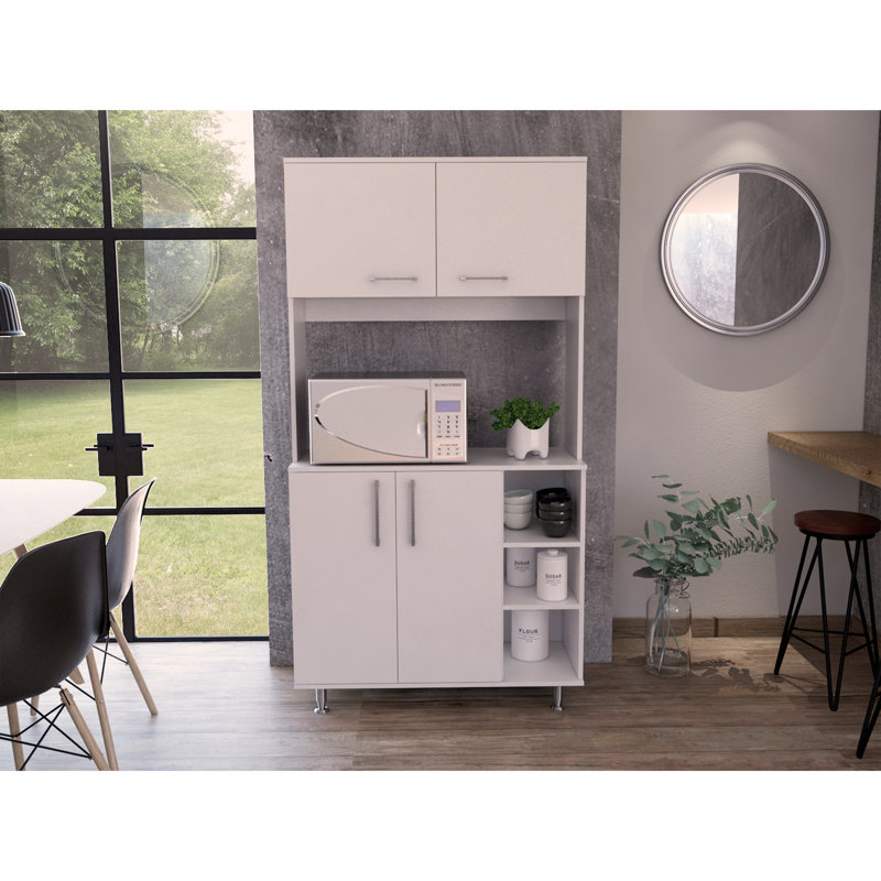 Garde-manger Bayshore à 3 tablettes Wengue, White