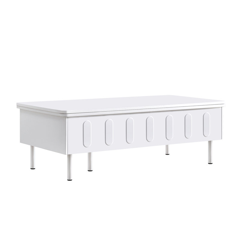 Modern Space Saving Centre Table with Foldable Top