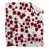 Motif floral rouge / blanc sélectionné