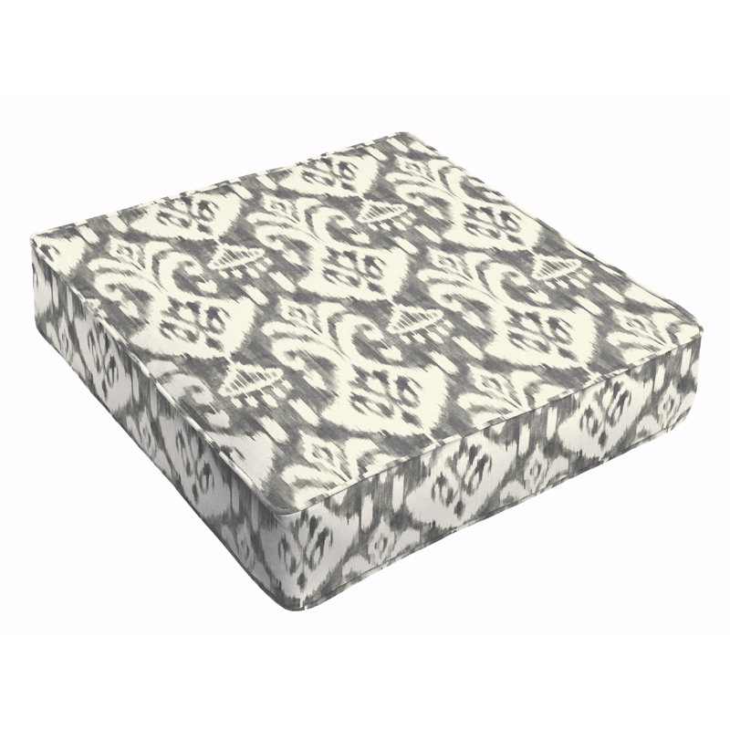 Outdoor 5'' Dining Chair Seat Cushion, Gray, 5" H x 30" W x 27" D