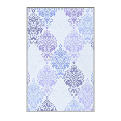 Elegant 3D Printed Area Rug, 4.6 x 7.2 ft | 100% Polyester, 0.31 in Pile Height, Antibacterial | Non-Slip PVC Felt Dot Underside, Machine Washable, Perfect for Living Room or Bedroom, Durable & Stylish Design