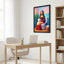 «Mona Lisa On Toilette», ensemble de 1 reproduction d'art sur toile tendue