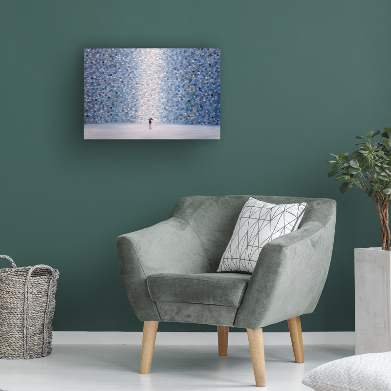 Art sur toile Ekaterina Ermilkina Ermilkina Love Under Umbrella, H 22 po x l 32 po