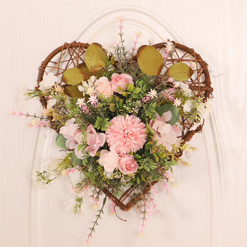 Faux Lighted 30cm Wreath