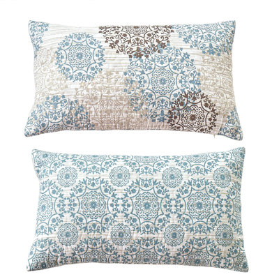 Abstract Rectangular Lumbar Cushion Cover