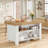 55" Kitchen Island With Storage, Farmhouse Island Table Counter Height Bar Table-1285074601