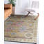 Laurel Adana Machine Woven Polyester No Pattern Area Rug in Brown-390284244