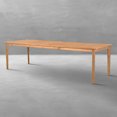 Woodlawn 110" Dining Table - Natural Teak