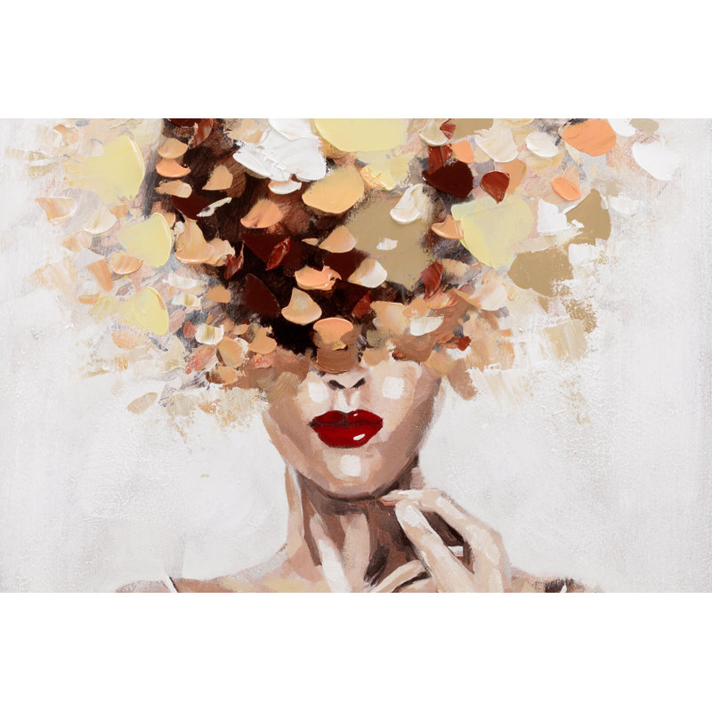 Autumn's Muse Hand-Painted Acrylic Painting