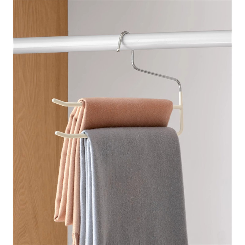 Cintre à double rangée pour pantalons antidérapants, 10