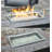 13.4'' x 25.6'' Rectangle Glass Fire Pit Accessory