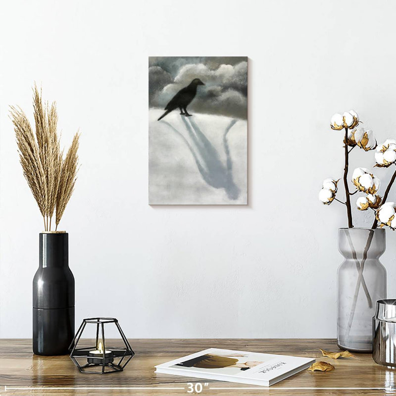 Brampt Black Bird, 12" H x 8" W