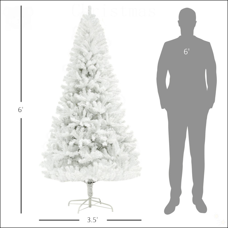 Grand arbre de Noël artificiel 6 pi
